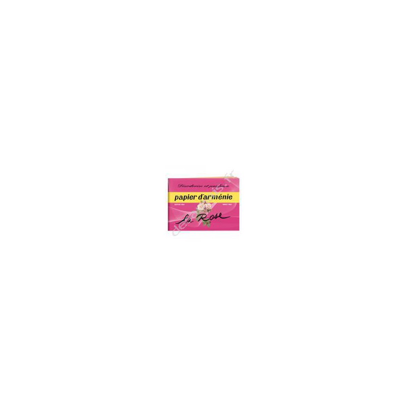 Papier d'Arménie Triple Carnet La Rose - Parfum d'intérieur - DE-318592 Papier d'Arménie Triple Carnet La Rose - Parfum d'intérieur - DE-318592