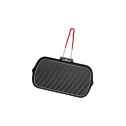 Gril viande rectangle en fonte - 37x22 cm - noir - INVICTA - Accueil - DE-714634