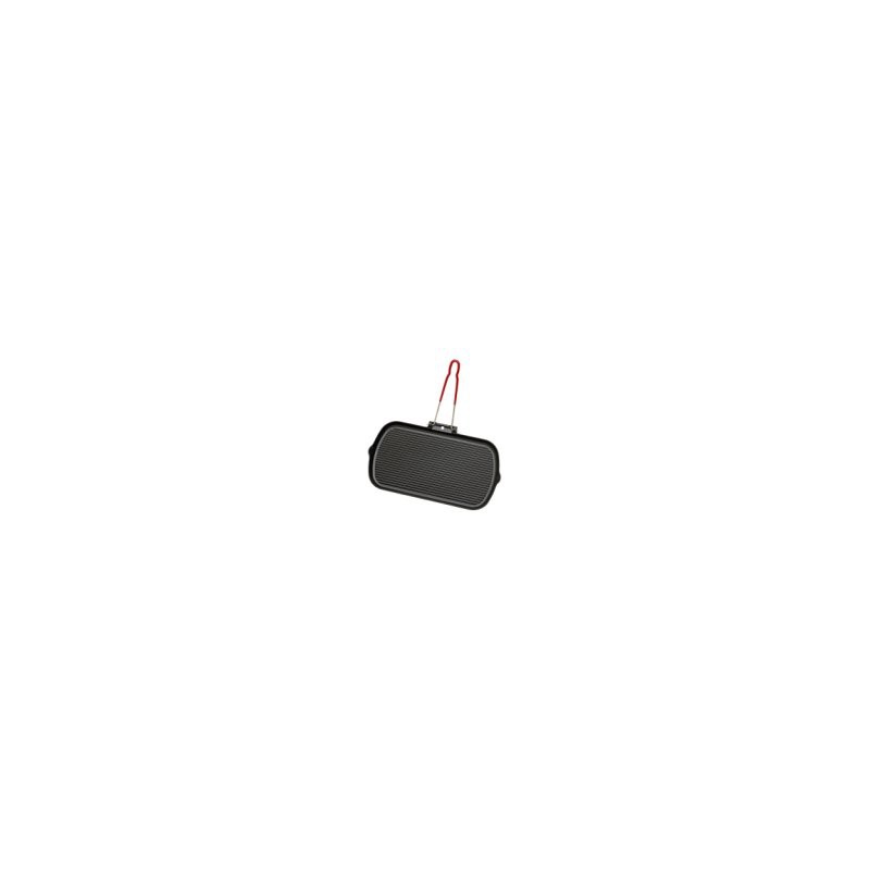 Gril viande rectangle en fonte - 37x22 cm - noir - INVICTA - Accueil - DE-714634