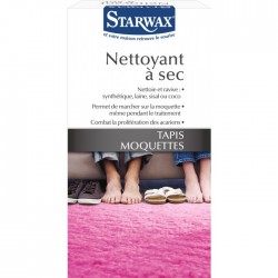 Nettoyant à  sec tapis et moquettes - 500 Grs - Starwax - Entretien moquettes et tapis - BR-634506