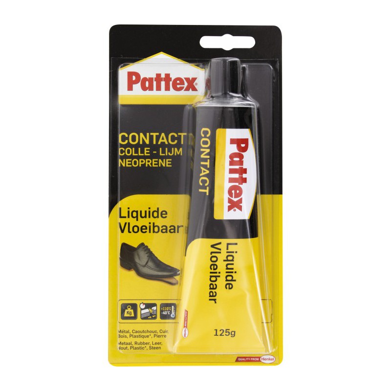 Pattex Colle Contact Liquide Tube 125 gr - Colle - BR-739917 Pattex Colle Contact Liquide Tube 125 gr - Colle - BR-739917