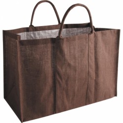 Sac à  bûches en jute - 60 cm - AUBRY GASPARD - Accessoires cheminée / poêle - DE-582122