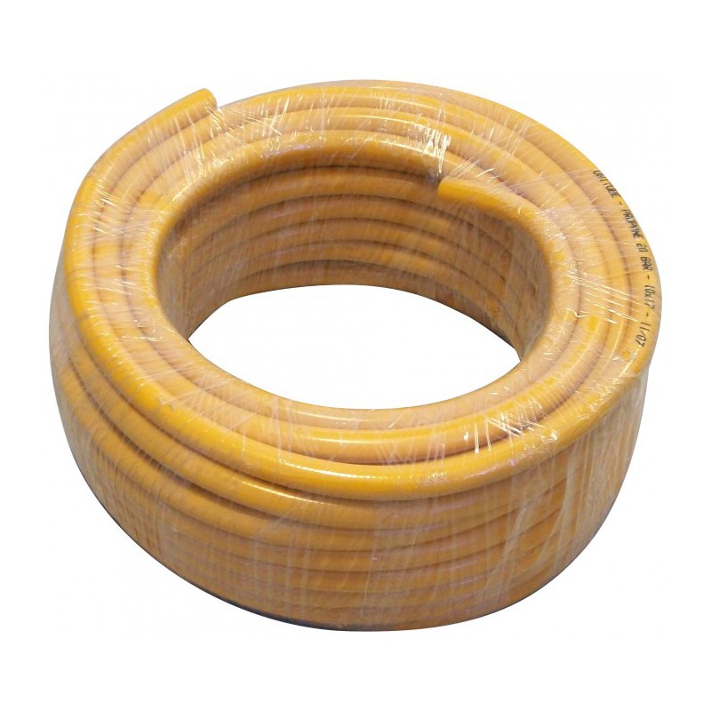 Tuyau propane PVC orange - Dimensions 6,3 x 12 mm - CAP VERT - Tubes et flexibles Gaz - BR-415300