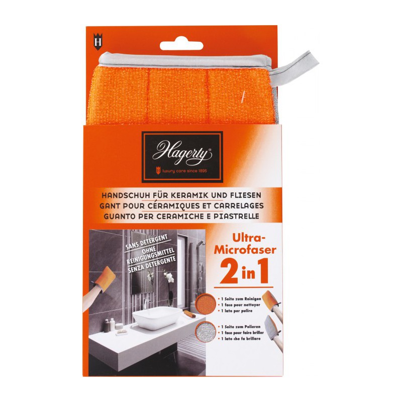 Gants en microfibre pour céramique et carrelages - HAGERTY - Gants de nettoyage - DE-477489