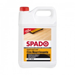 Cire liquide parquet - chêne clair - 5 L de SPADO - Entretien du bois - DE-520320