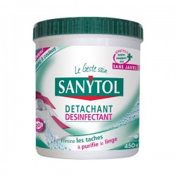 Poudre détachante désinfectante 450 g de SANYTOL - Détachant pour textile - DE-526400