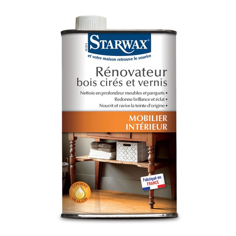 Rénovateur pour bois cirés et vernis - 500 ml - STARWAX - Entretien du bois - DE-556746