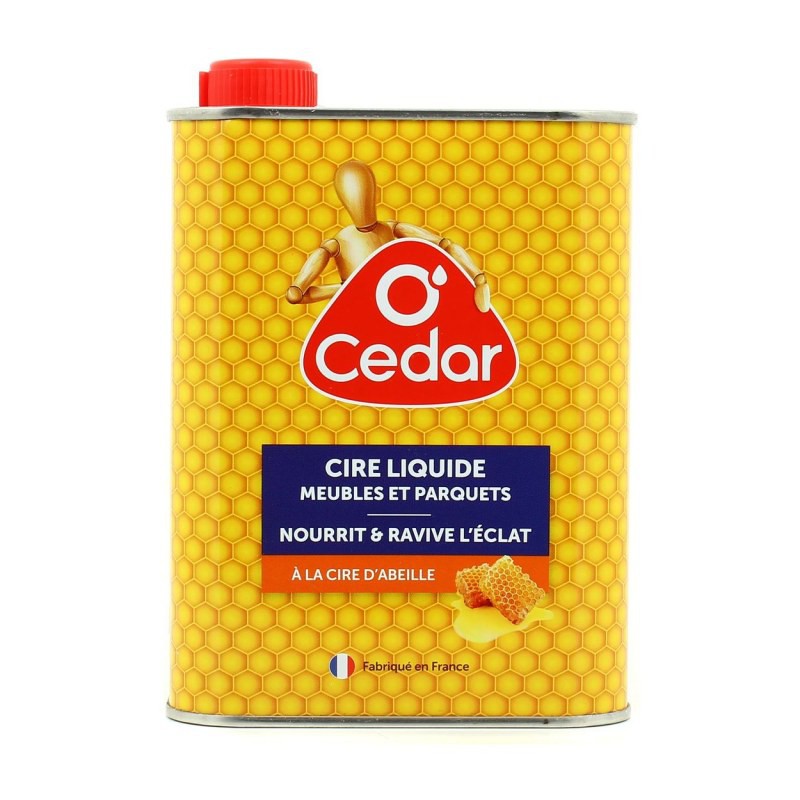 Cire liquide - Meubles et parquets - 750 ml - O'CEDAR - Entretien du bois - BR-163109 Cire liquide - Meubles et parquets - 750 ml - O'CEDAR - Entretien du bois - BR-163109