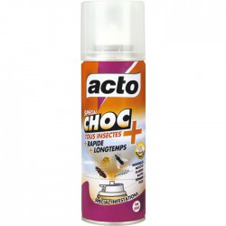 Aérosol choc tous insectes - Aérosol 100 ml - ACTO - Insectes volants - BR-808896