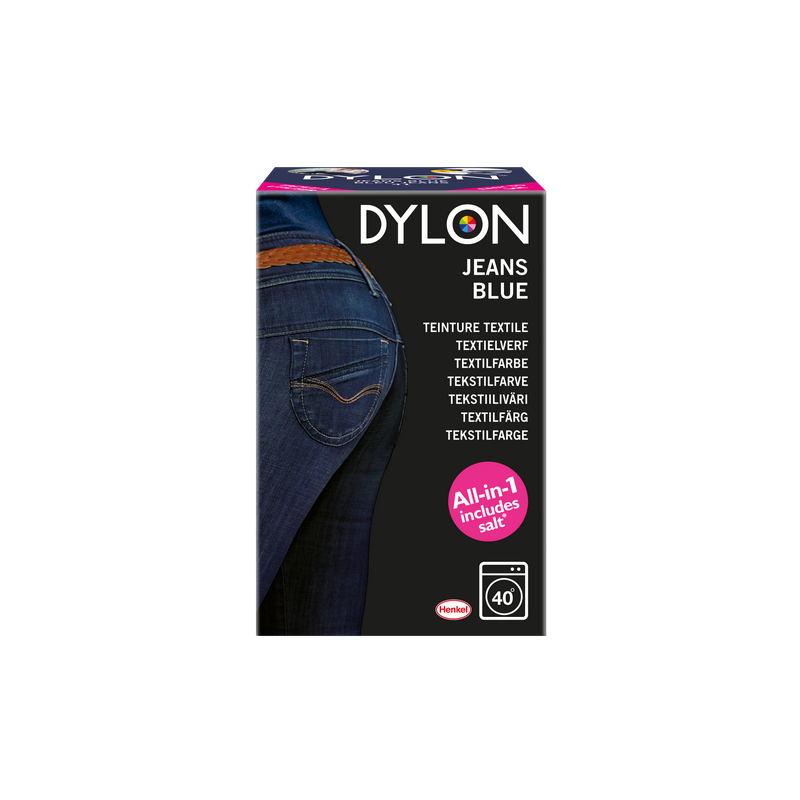 Teinture textile pour machine à  laver - Jean 200 g - DYLON - Teinture textile - BR-063497