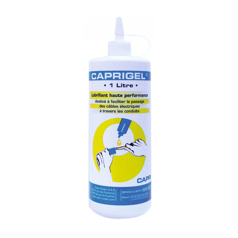 Lubrifiant pour tirage de câble électrique - 1 L - CAPRIGEL - Solvant / Graisse - BR-113508