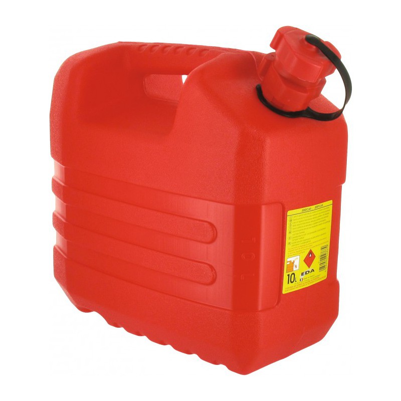 Jerrican rouge 10 L avec bouchon verseur - EDA - Jerrican - BR-810800