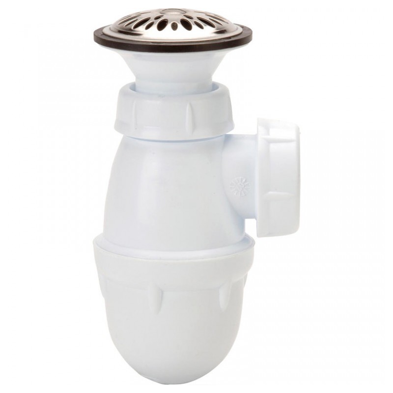 Combiné bonde/siphon urinoir à  grille - NICOLL - Bondes pour lavabo / Bidet / Douche - SI-150234