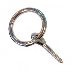 Anneau d'écurie - A vis bois - 12 x 70 mm - MERMIER - Câble / Chaîne - BR-595521