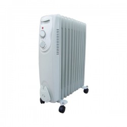 Radiateur Bain d'Huile - 2000 W - 9 éléments - Radiateurs à bain d'huile - DE-299784