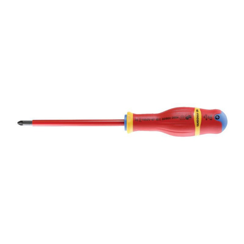 Tournevis Protwist - 1000 Volts - Pour vis à  fente - PZ0 - 3 mm - FACOM - Tournevis - SI-516267