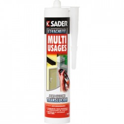 Mastic multi-usages - Translucide - 310 ml - SADER - Autres Mastics - BR-070498