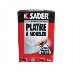 Plâtre à Â  modeler - 1 Kg - SADER - Ciment et Plâtre - DE-138701