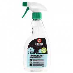 Dégraissent multi-usages - 500 ml - 3-EN-UN - Nettoyant / Dégraissant outillage - BR-163152