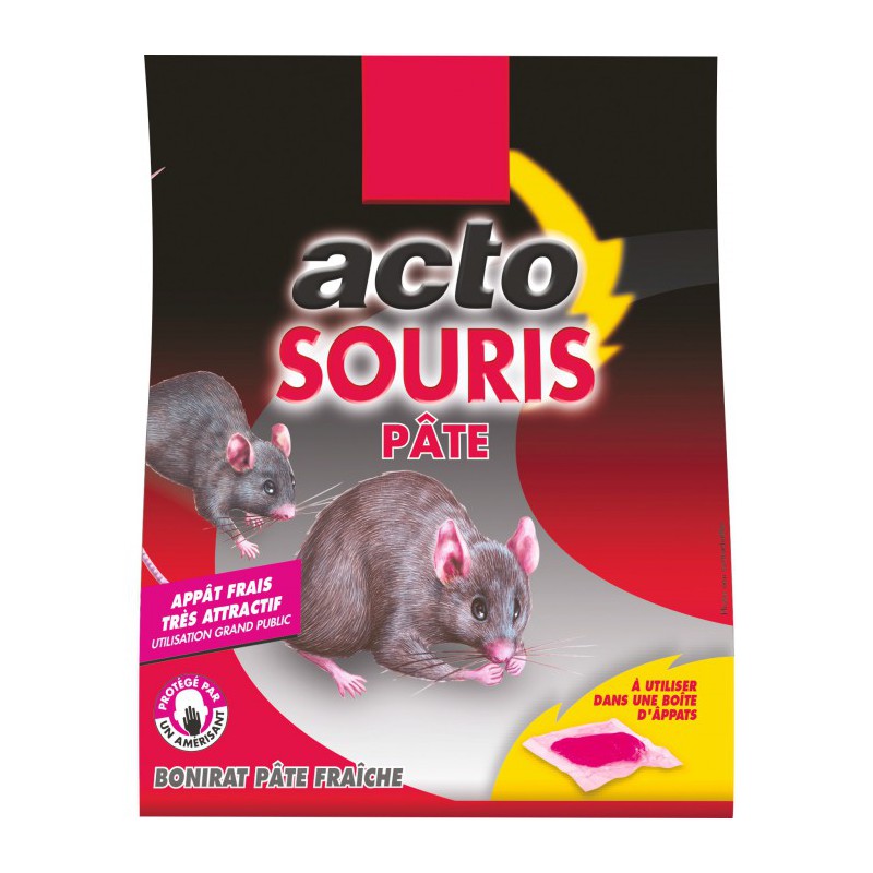 Appât souricide - Souris Pâte - ACTO - Rongeurs - BR-676984