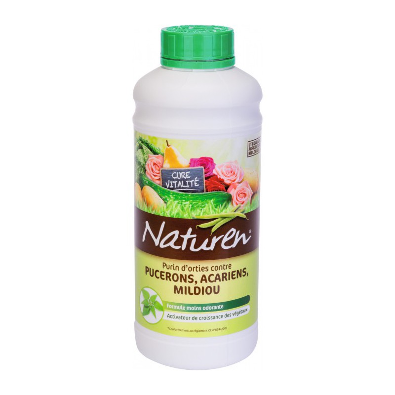 Purin d'orties - Concentré - 1 L - NATUREN - Agriculture biologique - BR-940157