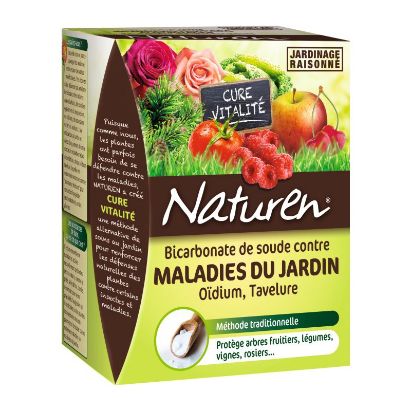 Bicarbonate de soude contres les maladies dujardin - 350 Grs - NATUREN - Traitements Insectes / maladies - BR-940155