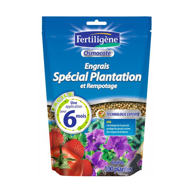 Engrais osmocote Spécial Plantations - 750 Grs - FERTILIGENE - Engrais et activateur - BR-130514