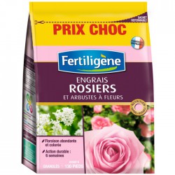 Engrais rosiers et arbustes à  fleurs - 2 Kgs - FERTILIGENE - Engrais et activateur - BR-133530