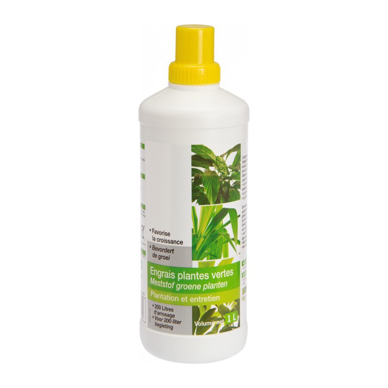 Engrais liquide pour plantes vertes - 1 L - FLORENDI - Engrais et activateur - BR-124127