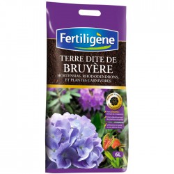 Terre dite de Bruyère - 6 L - FERTILIGENE - Terreau - BR-131512