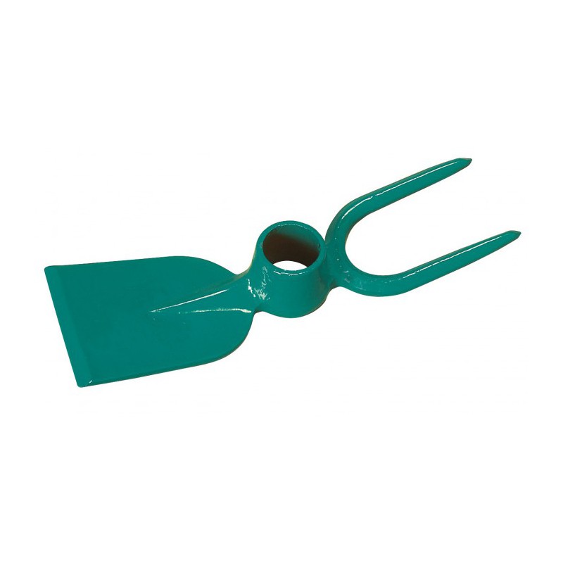 Serfouette forgée - Panne et fourche - Sans manche - 26 cm - CAP VERT - Griffe / Serfouette / Plantoir... - BR-325975