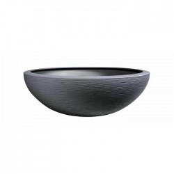 Vasque en résine plastique - 14.9 L - Gris anthracite - EDA - Pots ronds - BR-921367