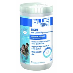 Brome en mini-galets de 20 Grs pour spa et petite piscine - 1 Kg - BLUE TECH - Entretien SPA - BL500201