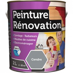 Peinture multi-surfaces - Rénovation - 2 L - Cendre - BATIR - Peintures - BR-980157