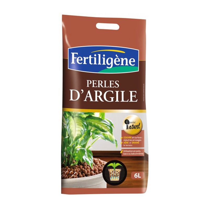 Perles d'Argile - 6 L - FERTILIGENE - Engrais et activateur - BR-131401