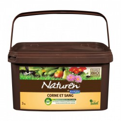 Corne et sang pour plantation du potager - 3 Kgs - NATUREN - Agriculture biologique - BR-130407