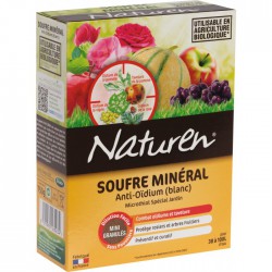 Souffre minéral pour lutter contres les maladies - 750 Grs - NATUREN - Agriculture biologique - DE-225046