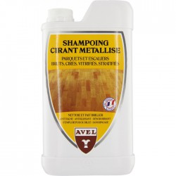 Shampoing cirant métallisé - Parquets et escaliers en bois - 1 L - AVEL - Entretien des sols - BR-219266