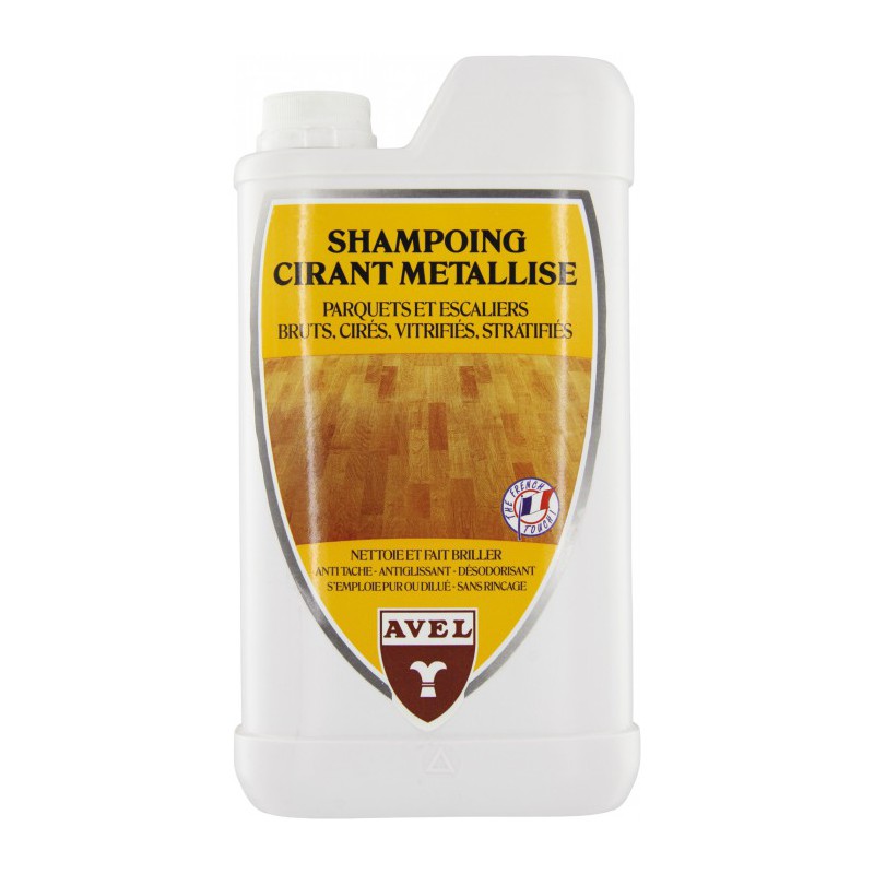 Shampoing cirant métallisé - Parquets et escaliers en bois - 1 L - AVEL - Entretien des sols - BR-219266