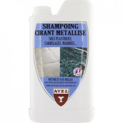 Shampoing cirant métallisé - Sols plastiques et carrelage - 1 L - AVEL - Entretien des sols - BR-219258