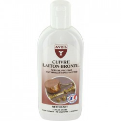 Nettoyant cuivre, laitonet bronze - 250 ml - AVEL - Entretien des métaux - BR-218117