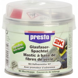 Mastic polyester avec fibre de verre - 250 Grs - Gris clair - PRESTO - Autres Mastics - BR-505163