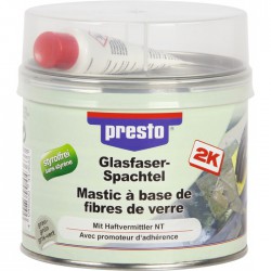 Mastic polyester avec fibre de verre - 1 Kg - Gris clair - PRESTO - Autres Mastics - BR-505164