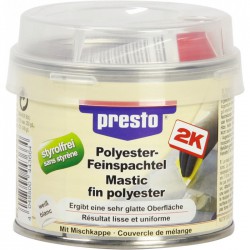 Mastic polyester fin - 1 Kg - Blanc - PRESTO - Autres Mastics - BR-505166