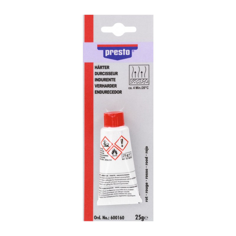 Durcisseur pour mastic en polyester et résine - 25 Grs - PRESTO - Autres Mastics - BR-505558