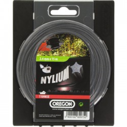 Fil étoile pour débrousailleuse - Nylium starline - 2.4 mm x 15 M - OREGON - Accessoires débroussailleuses - BR-436454