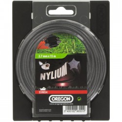 Fil étoile pour débrousailleuse - Nylium starline - 2.7 mm x 15 M - OREGON - Accessoires débroussailleuses - BR-350156