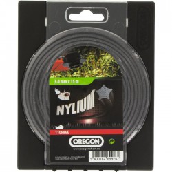 Fil étoile pour débrousailleuse - Nylium starline - 3 mm x 15 M - OREGON - Accessoires débroussailleuses - BR-436455