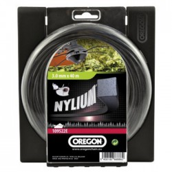 Fil carré pour débrousailleuse - Nylium - 3 mm x 40 M - OREGON - Accessoires débroussailleuses - BR-350157