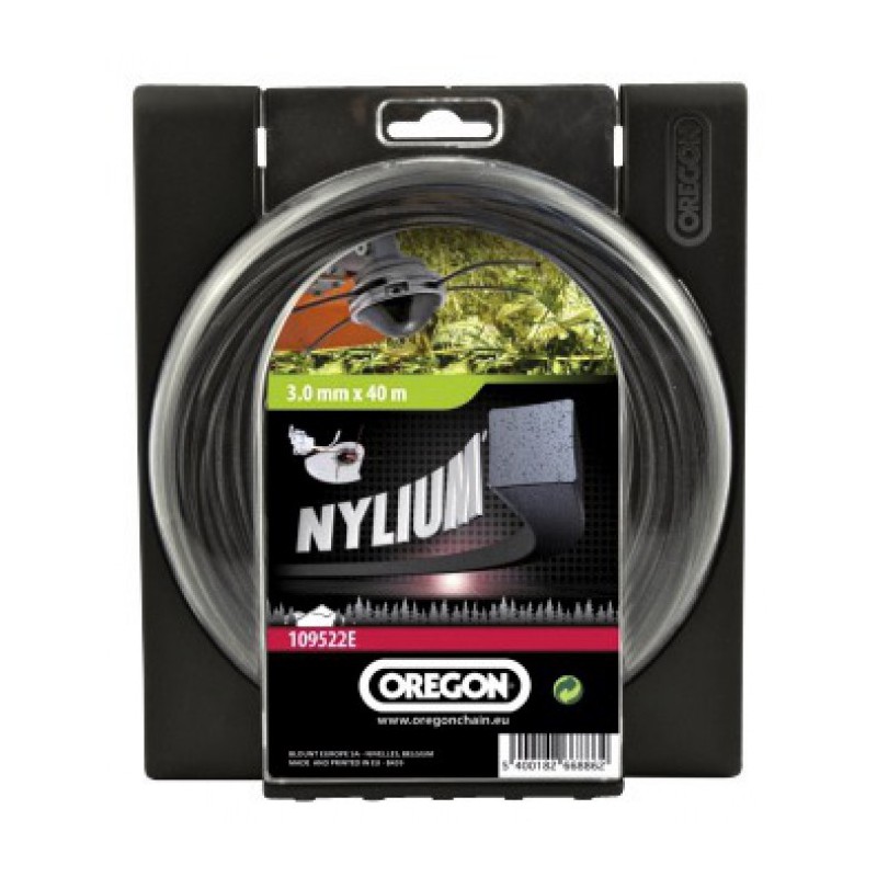 Fil carré pour débrousailleuse - Nylium - 3 mm x 40 M - OREGON - Accessoires débroussailleuses - BR-350157